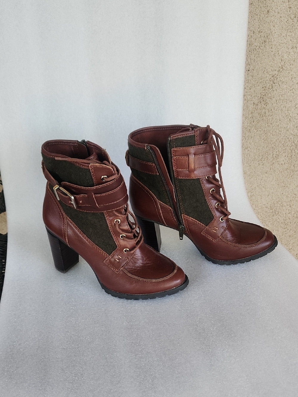 Antonio milani Leather Booties 7 Used